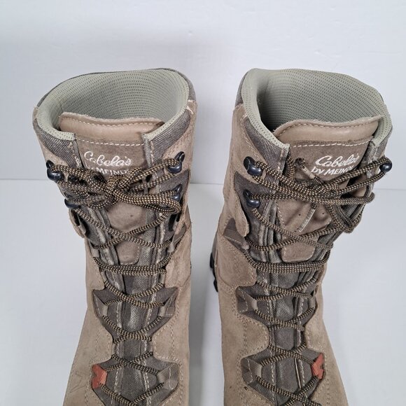 Cabelas by Meindl Boots Women US 10 Goretex Leather Tan Outdoor Insulated Pflege - Picture 9 of 15